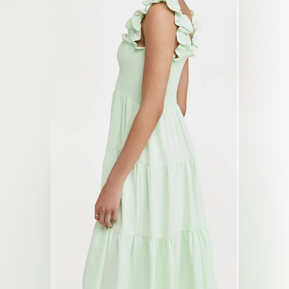 Amanda Uprichard Adelene Midi Dress pastel green 💚
